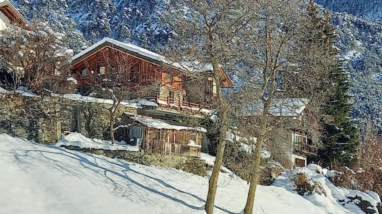 Eco Chalet Maison Dominique Challand-Saint-Anselme Esterno foto