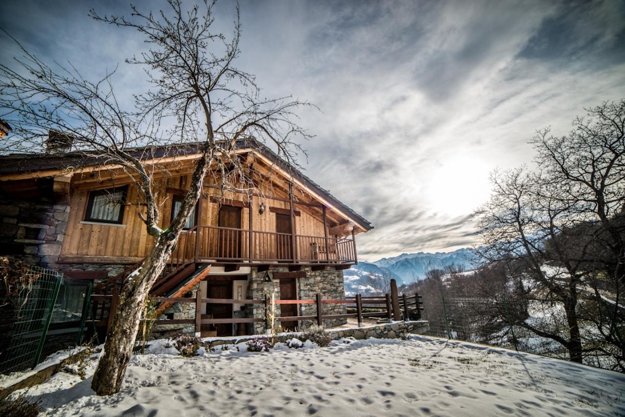 Eco Chalet Maison Dominique Challand-Saint-Anselme Esterno foto